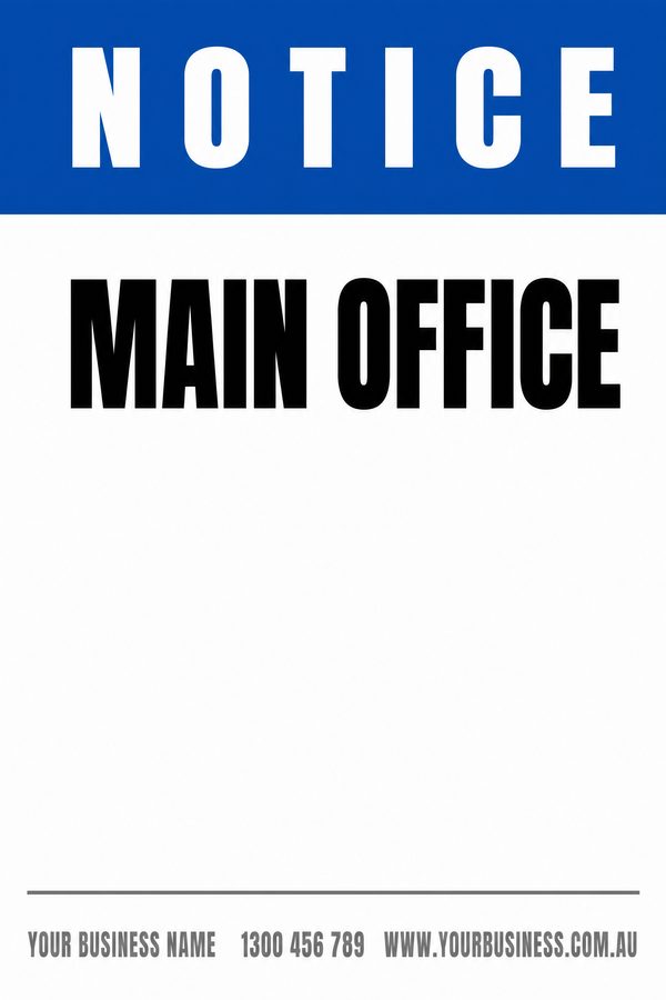 MAIN OFFICE — Reception & Office design