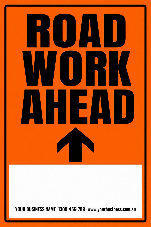 Road Work Ahead — Traffic & Site design