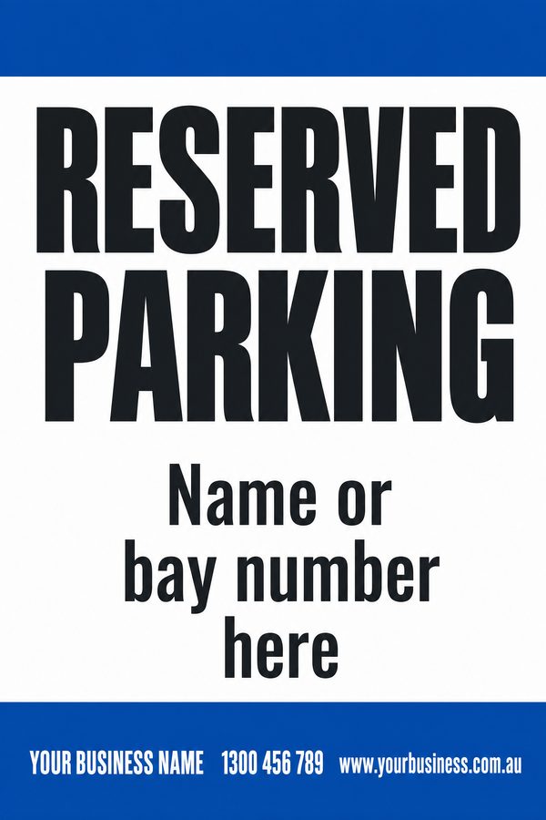 Reserved Parking — Parking design