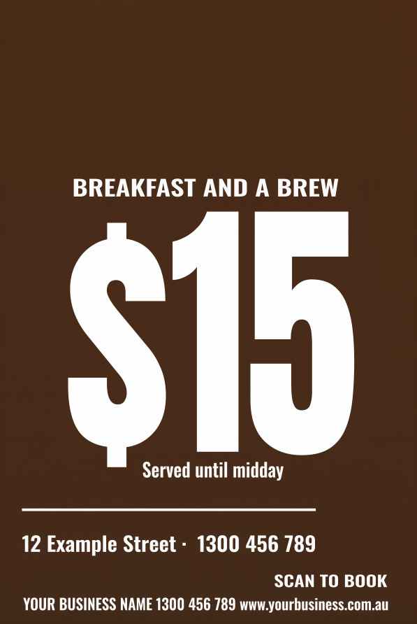 $15 Special — Café & Restaurant design