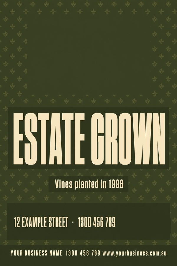 Estate Grown — Café & Restaurant design