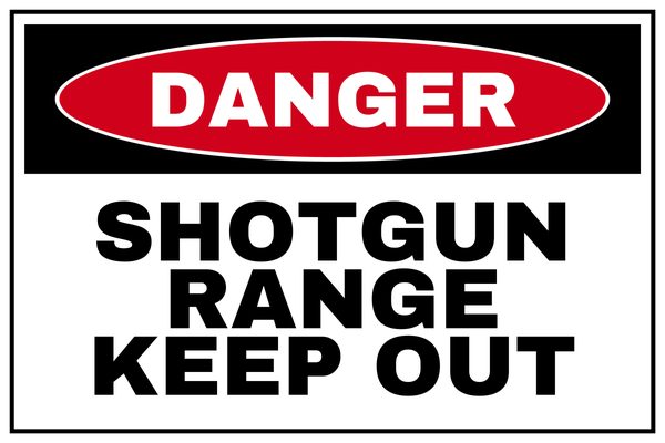 Shotgun Range Keep Out — Private Property design