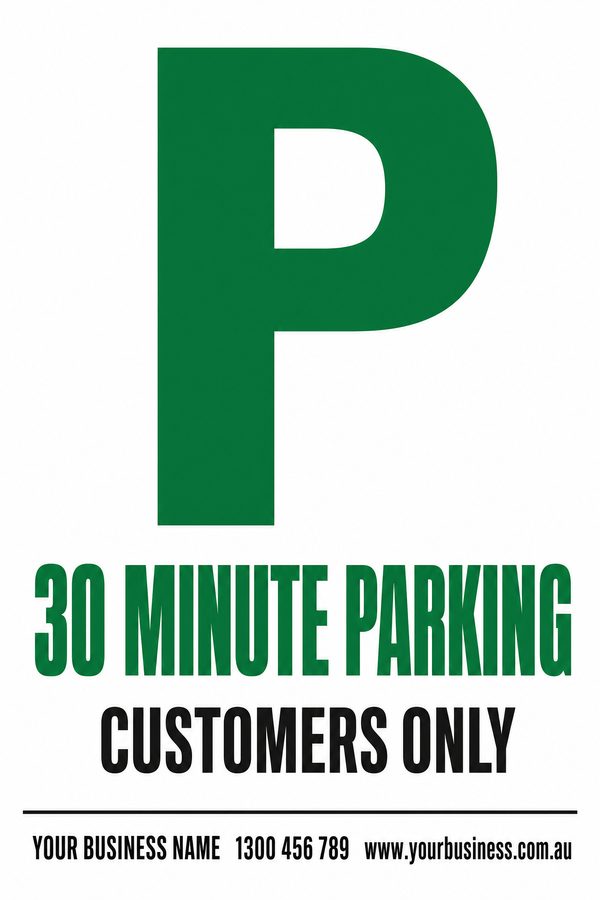 30 Minute Parking — Parking design