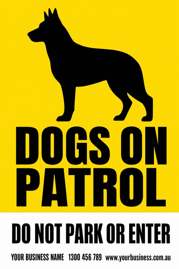 Dogs on Patrol — Dog design