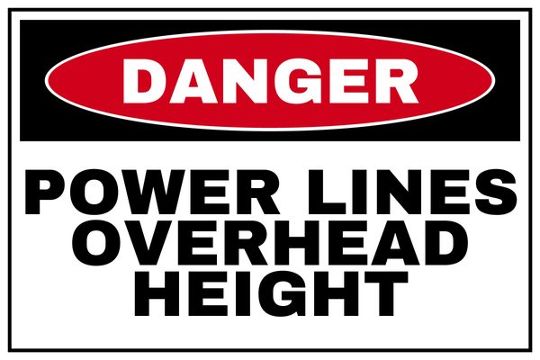 POWER LINES OVERHEAD HEIGHT — Low Clearance & Overhead Hazard design