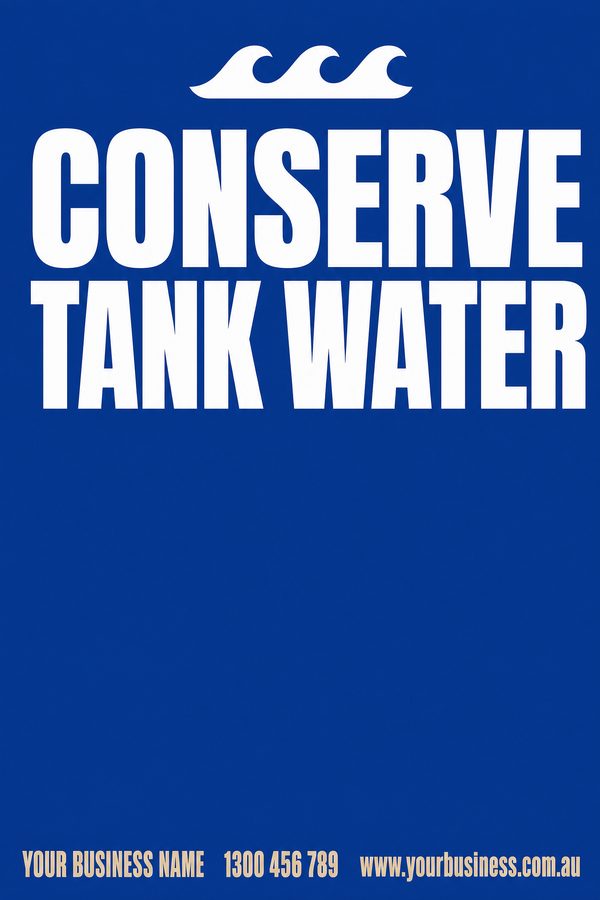 Conserve Tank Water — Pool & Water Safety design