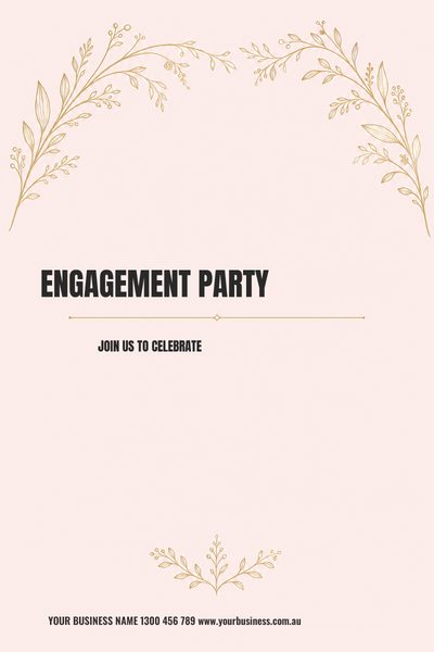 Engagement Party Blush — Wedding Welcome Signs & Seating Charts design for Wedding