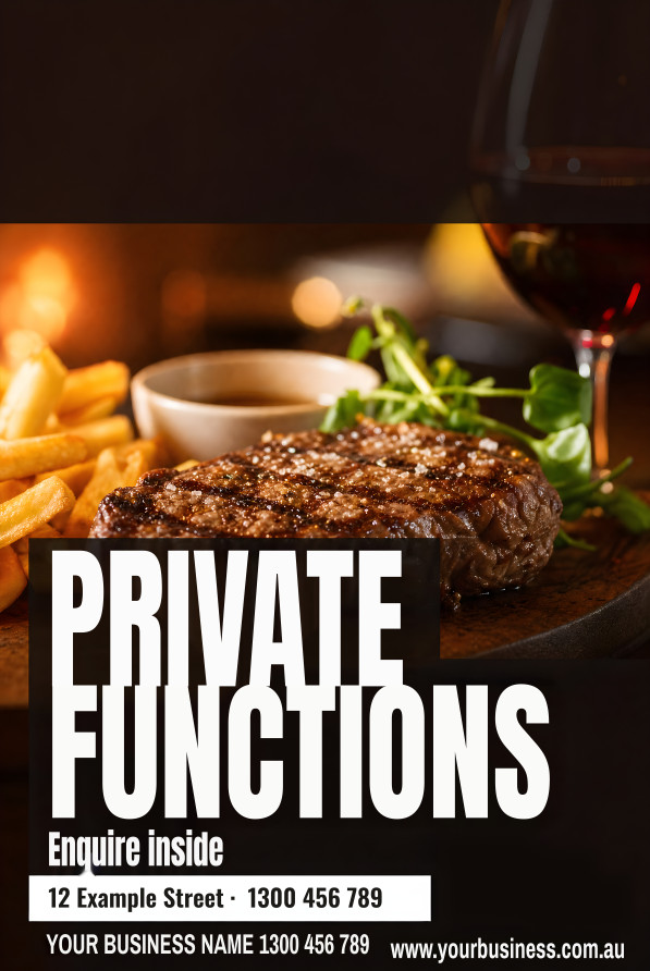 Private Functions — Café & Restaurant design