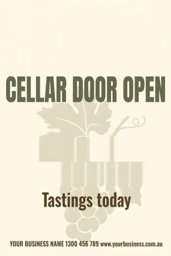 Cellar Door Open — Café & Restaurant design
