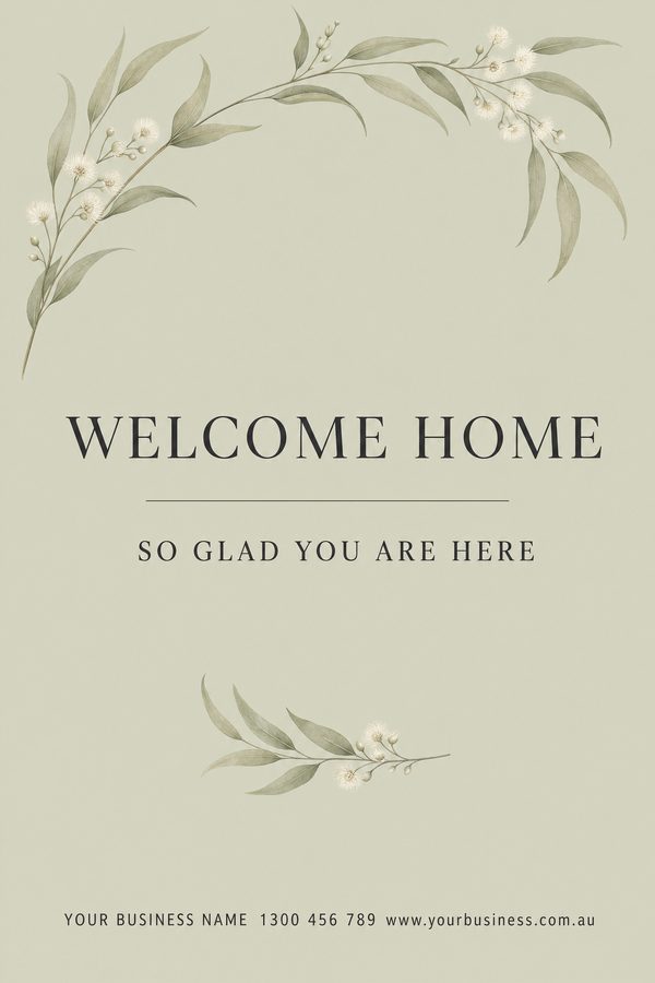 Welcome Home Sage — Home, personal & memorial design