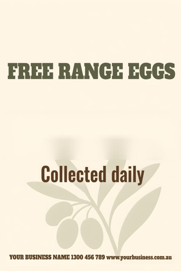 Free Range Eggs — Café & Restaurant design