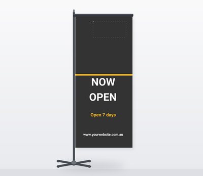 Low Stack — Rectangle Flags design for Café