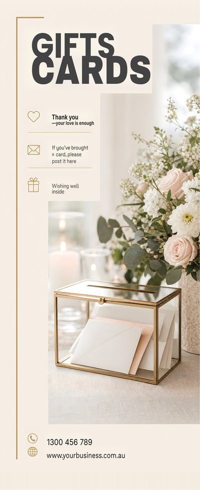 Gifts & Cards — Wedding Welcome Banners & Table Plans design for Wedding