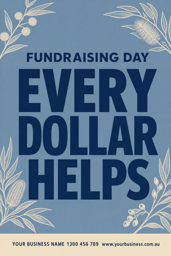 Fundraising Day Slate — Awareness days & causes design