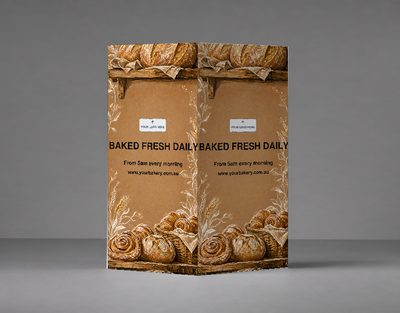 Baked Fresh Daily — Bollard Covers design for Café