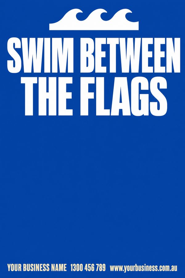 Swim Between the Flags — Pool & Water Safety design