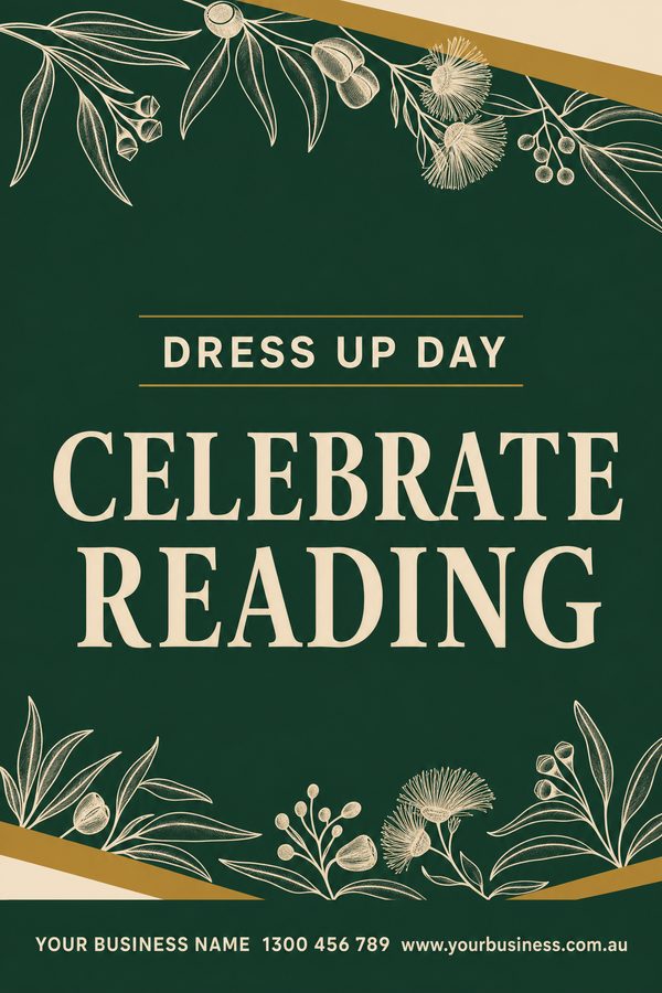 Celebrate Reading Forest 2 — Awareness days & causes design