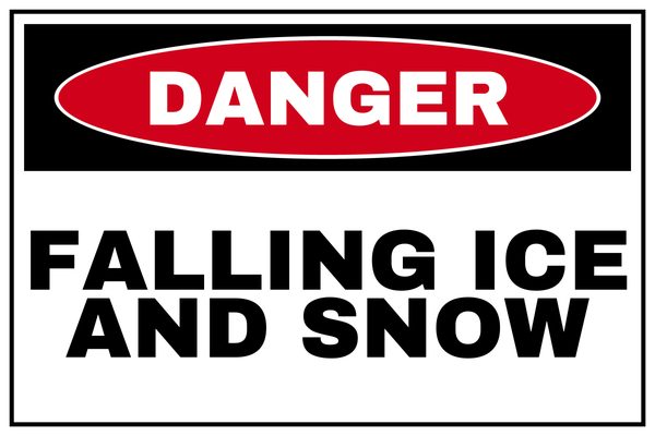 FALLING ICE AND SNOW 2 — Low Clearance & Overhead Hazard design