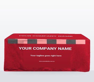 Awning Stripe — Fitted Table Throws design for Café