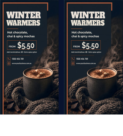 Cafe — Fabric Banner Stands design for Café