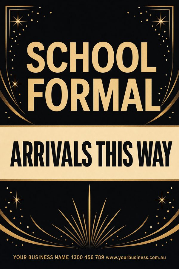 School Formal Midnight — Parties & celebrations design