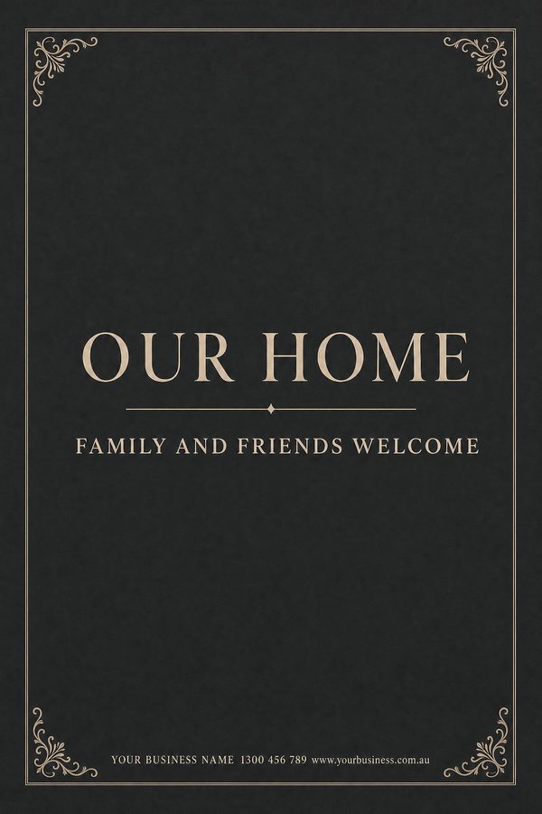 Our Home Charcoal — Home, personal & memorial design