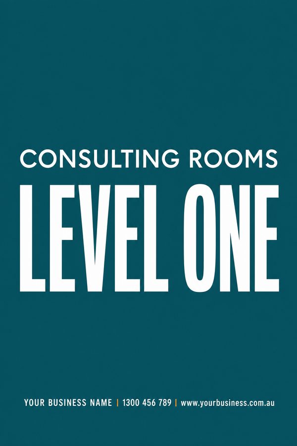 Consulting Rooms Teal — Health, clinic & hygiene design