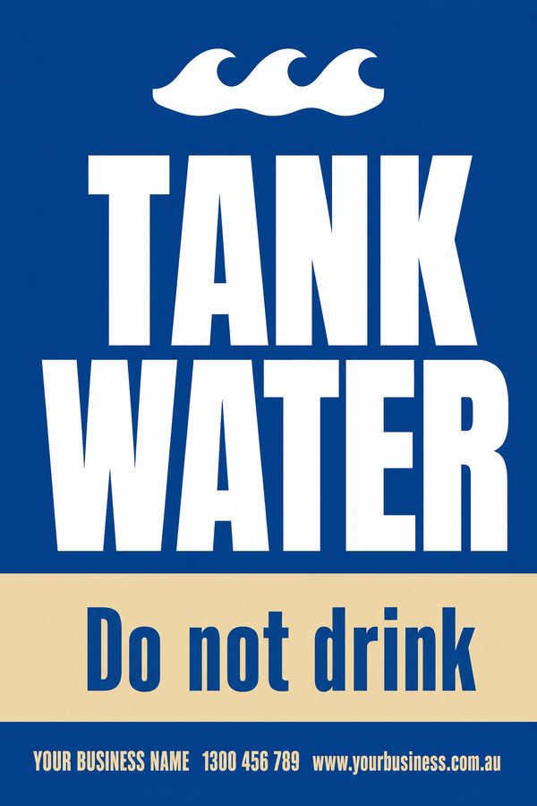 Tank Water — Pool & Water Safety design