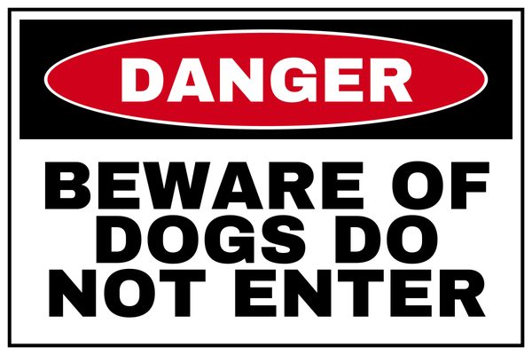 Beware of Dogs Do Not Enter — Dog design