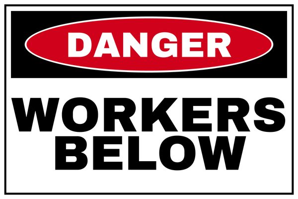 WORKERS BELOW 2 — Low Clearance & Overhead Hazard design