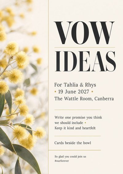 Engagement — Vow Ideas — Foam Board Hens & Bucks Signs design for Hens party
