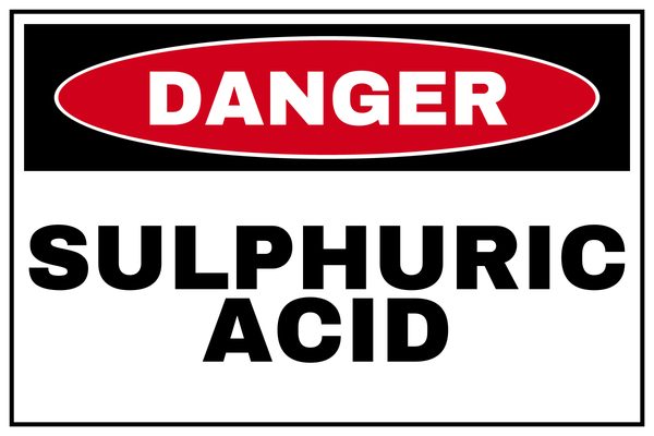 Sulphuric Acid — Danger design