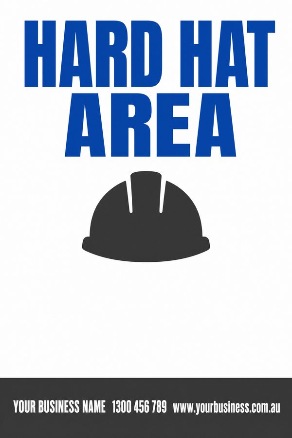 HARD HAT AREA — Construction Site design