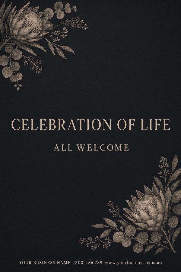 Celebration Life Charcoal — Home, personal & memorial design