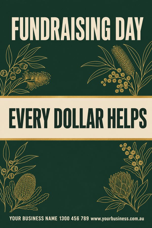 Fundraising Day Forest — Awareness days & causes design