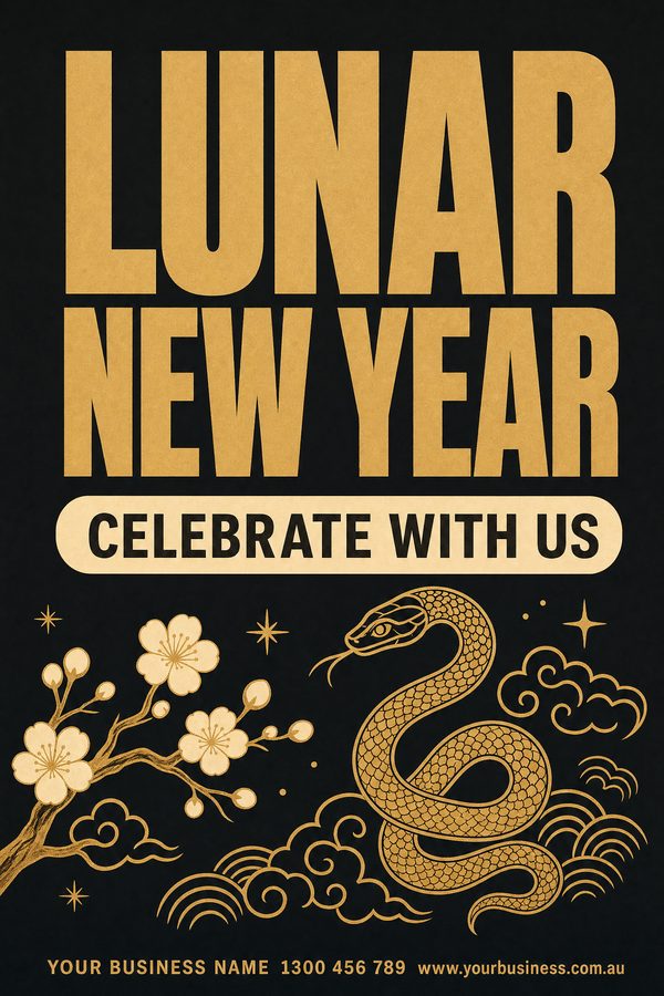 Lunar New Year Midnight — Seasonal & holidays design