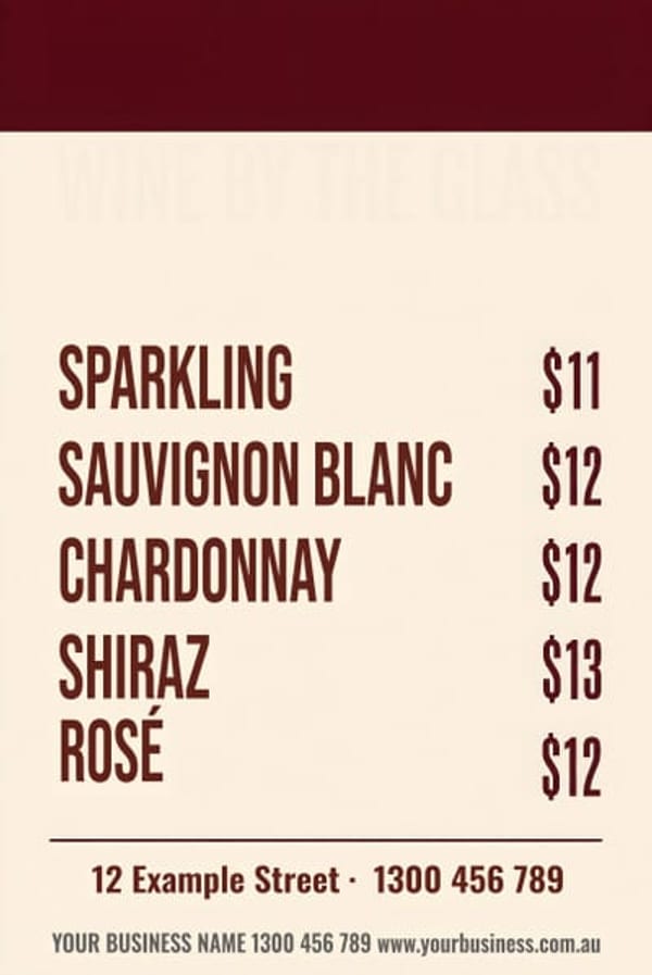 Wine By The Glass — Café & Restaurant design