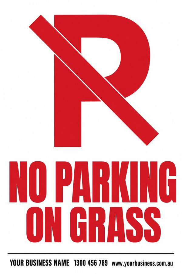 No Parking on Grass — Parking design