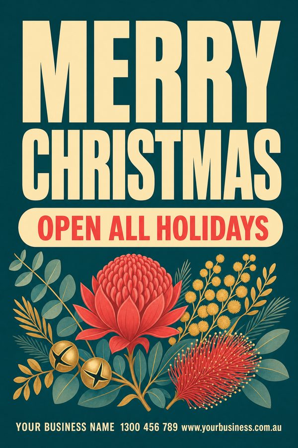 Merry Christmas Teal 2 — Seasonal & holidays design