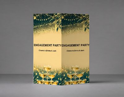 Engagement Party — Aisle & Entry Bollard Covers design for Wedding
