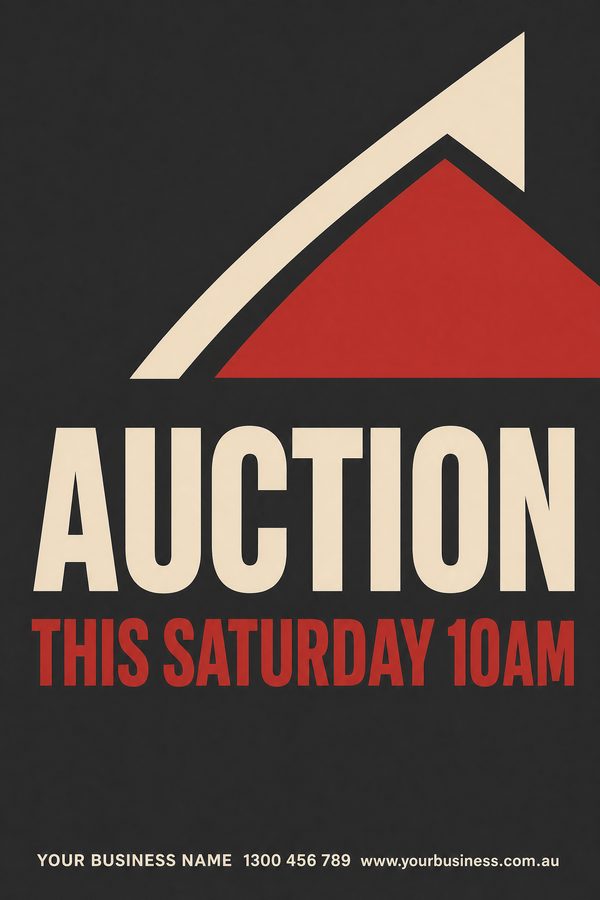 Auction Charcoal — Real estate design