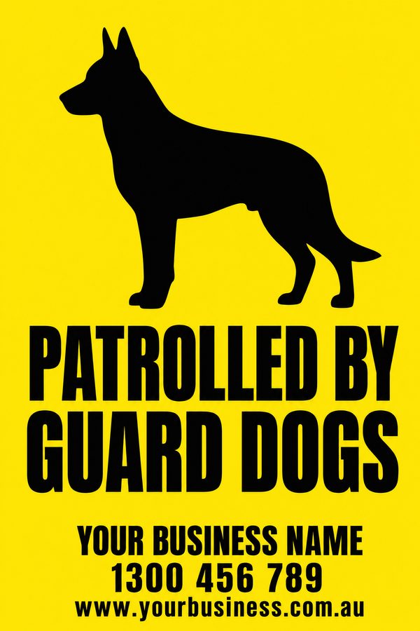 Patrolled By Guard Dogs — Dog design