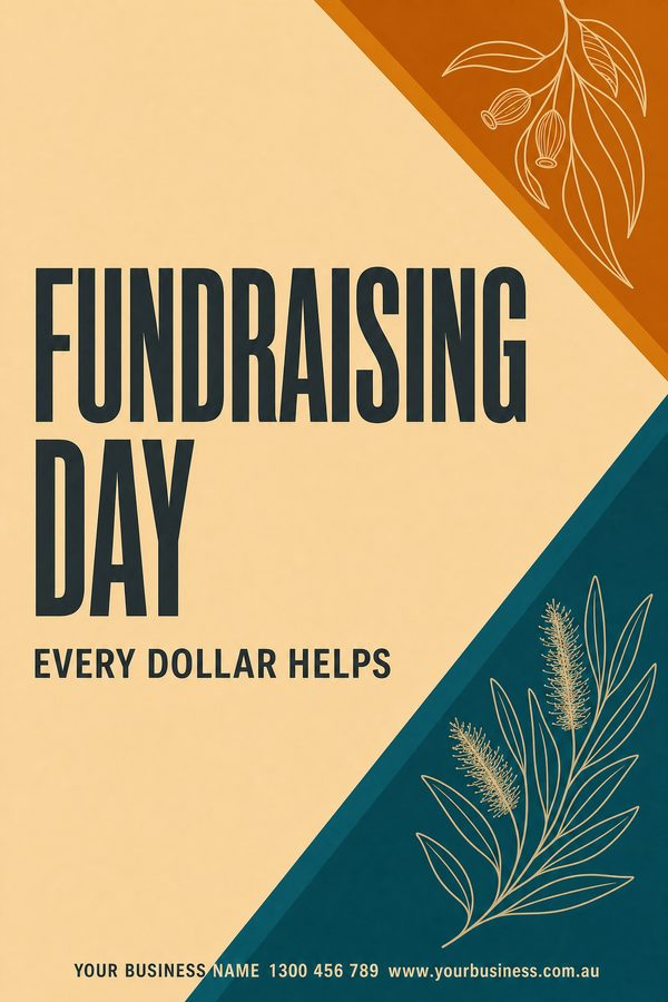 Fundraising Day Sand — Awareness days & causes design