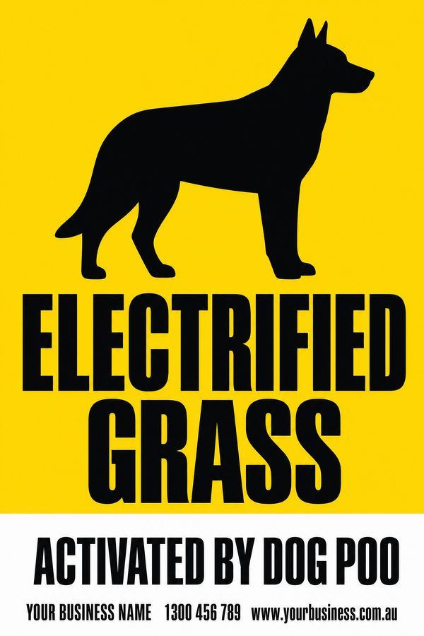 Electrified Grass — Dog design
