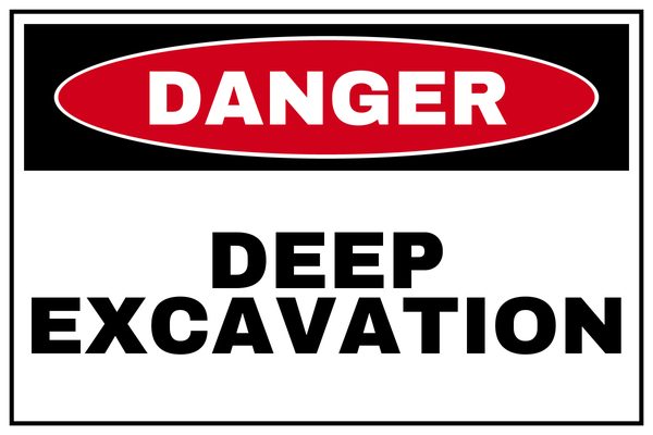 DEEP EXCAVATION — Construction Site design