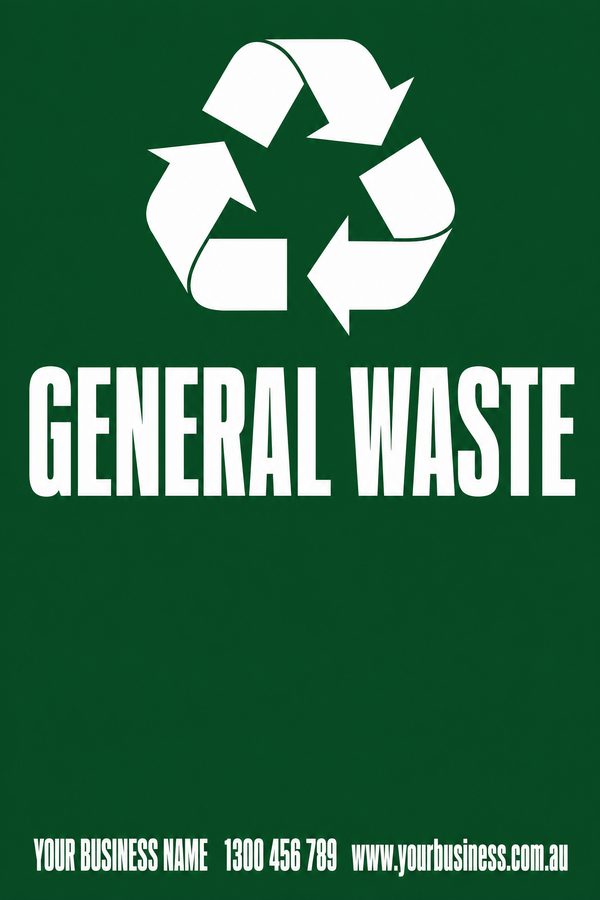 General Waste — Recycling & Bins design