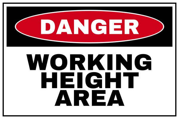 WORKING HEIGHT AREA — Low Clearance & Overhead Hazard design