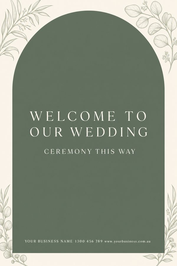 Welcome Wedding Ivory 2 — Weddings design