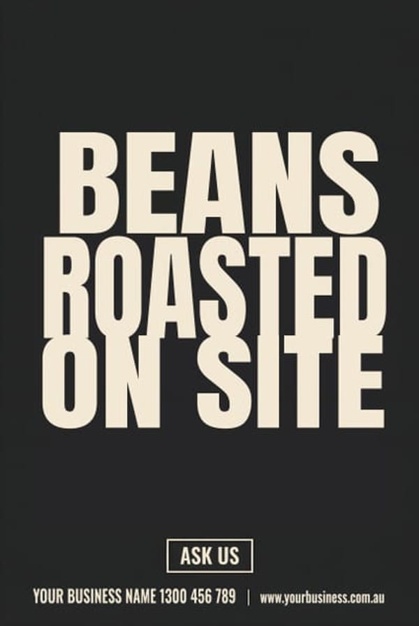 Beans Roasted On Site — Café & Restaurant design
