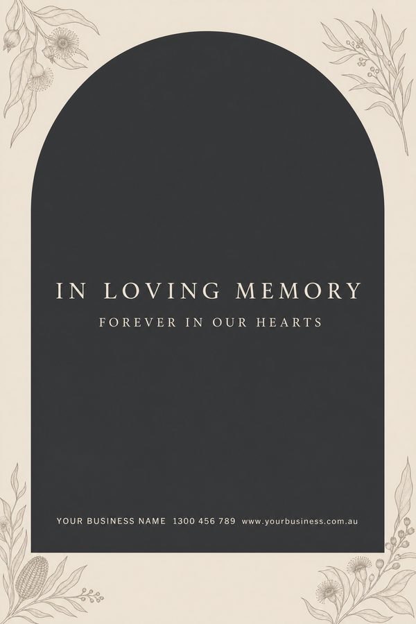 In Loving Memory Grey — Home, personal & memorial design